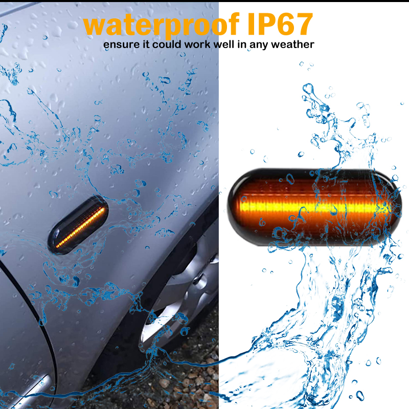 Voor VW Golf 3 4 MK3 MK4 Passat 3BG Polo 6N 9N Bora Vento Dynamische Side Marker Richtingaanwijzer sequentiële Blinker Licht