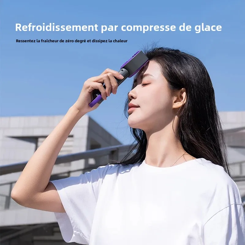 Nouveau ventilateur portatif 100 vitesses de vent réfrigération réglable Mini ventilateur Turbo ventilateur de compression froide à grande vitesse longue durée