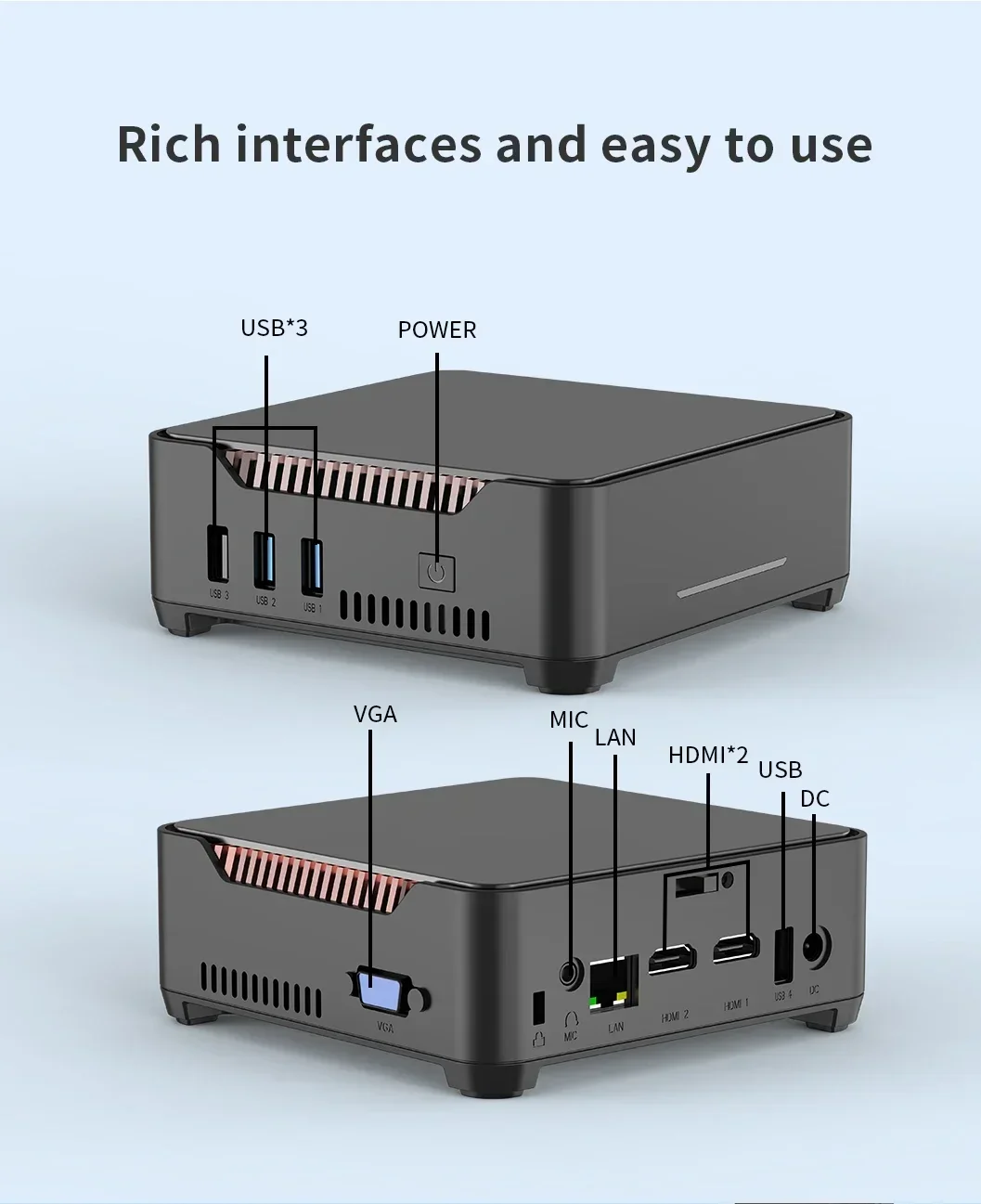 SZBOX GK3V GK3 Plus Alder Lake N100 Twin Lake N150 Mini PC 8GB 256GB Windows 11 Pro 16GB 512GB WIFI5 BT4.2 Desktop Game Computer