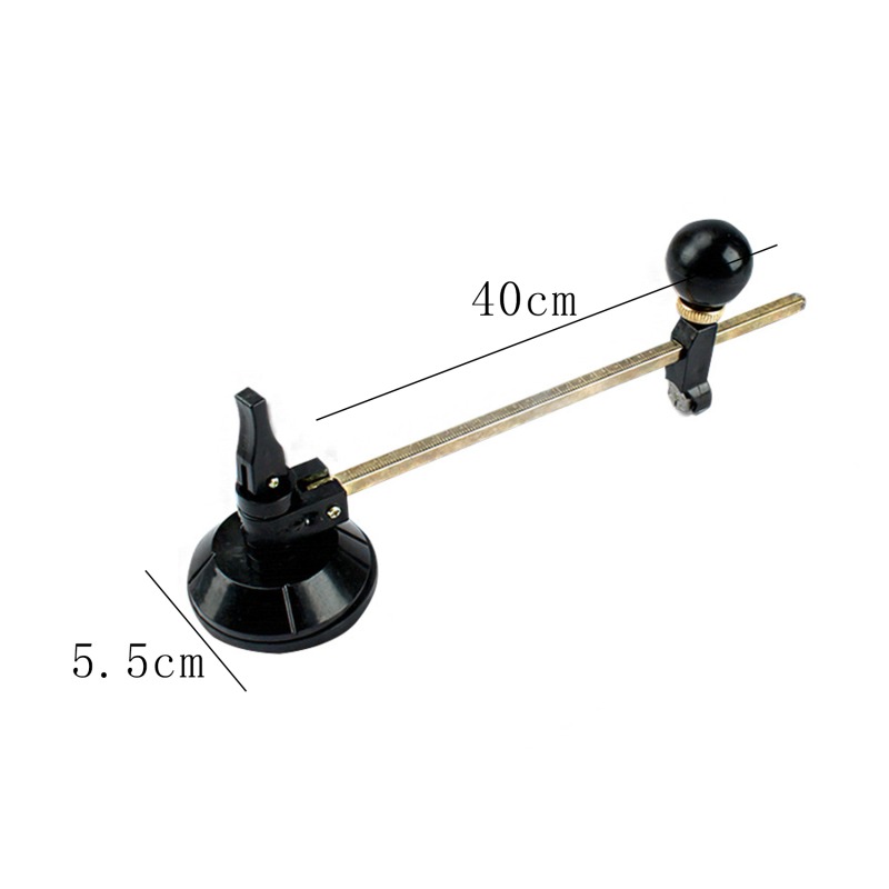 Bússola profissional cortador de vidro multi-função de alta precisão diâmetro bússolas corte com ventosa ventilador de cozinha