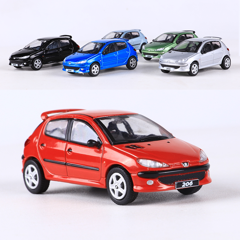SHADOW 1:64 Peugeot 206 Alloy Model Car
