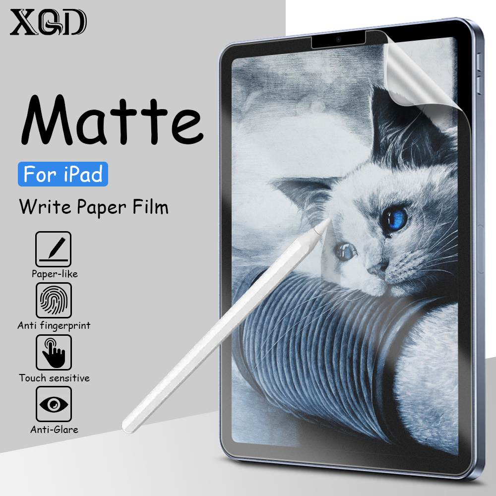Protecteur d'écran mat pour iPad Air 5 4 3 2 9.7 10.5 2021 comme Film de papier Pro 11 12.9 2022 10.2 8e 9 9e 10e génération Mini 6 écriture