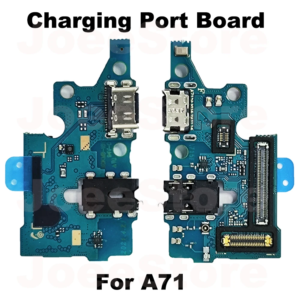Charging Port Board For Samsung Galaxy A70 A71 A705F A715F Fast Charge Motherboard Connect Charging USB Dock Flex Cable Parts