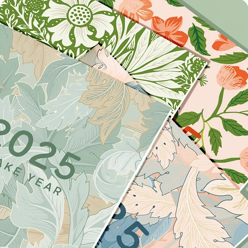 2025 Planner Notebook Annual Calendar Budget Notepad Kawaii Planners Diary Daily To Do List Schedule Organizer Office Supplies