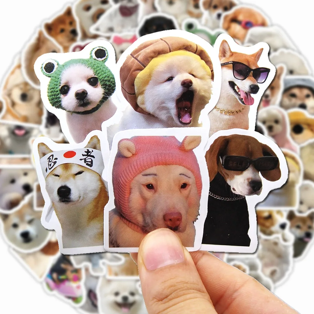 10/100/1000Pcs สุนัขตลกสติกเกอร์การ์ตูนน่ารัก Decals ของเล่นกีตาร์โทรศัพท์จักรยานแล็ปท็อปโน้ตบุ๊คกระเป๋ารถ Graffiti เด็กสติกเกอร์