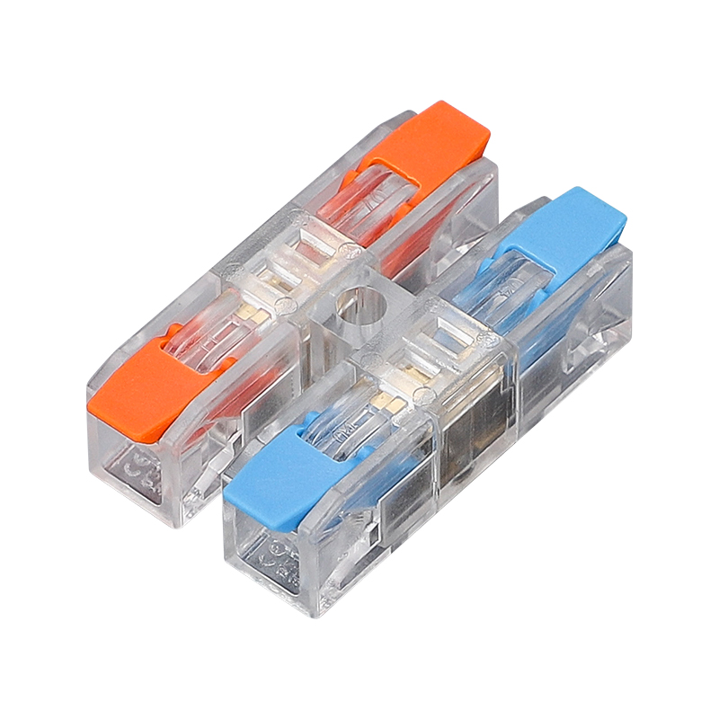 Terminal de cableado tipo prensa rápida acoplamiento eléctrico fijación de tornillo de 2-12 pines conector de cable compacto bloque de terminales tipo empuje