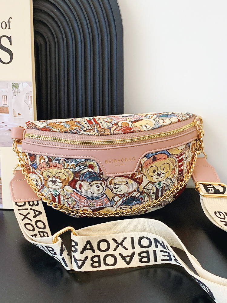 ファッショナブルな多機能女性のクロスボディチェストバッグ 2024 トレンディなオールマッチショルダーバッグウエストバッグヒップバッグスモールバッグ