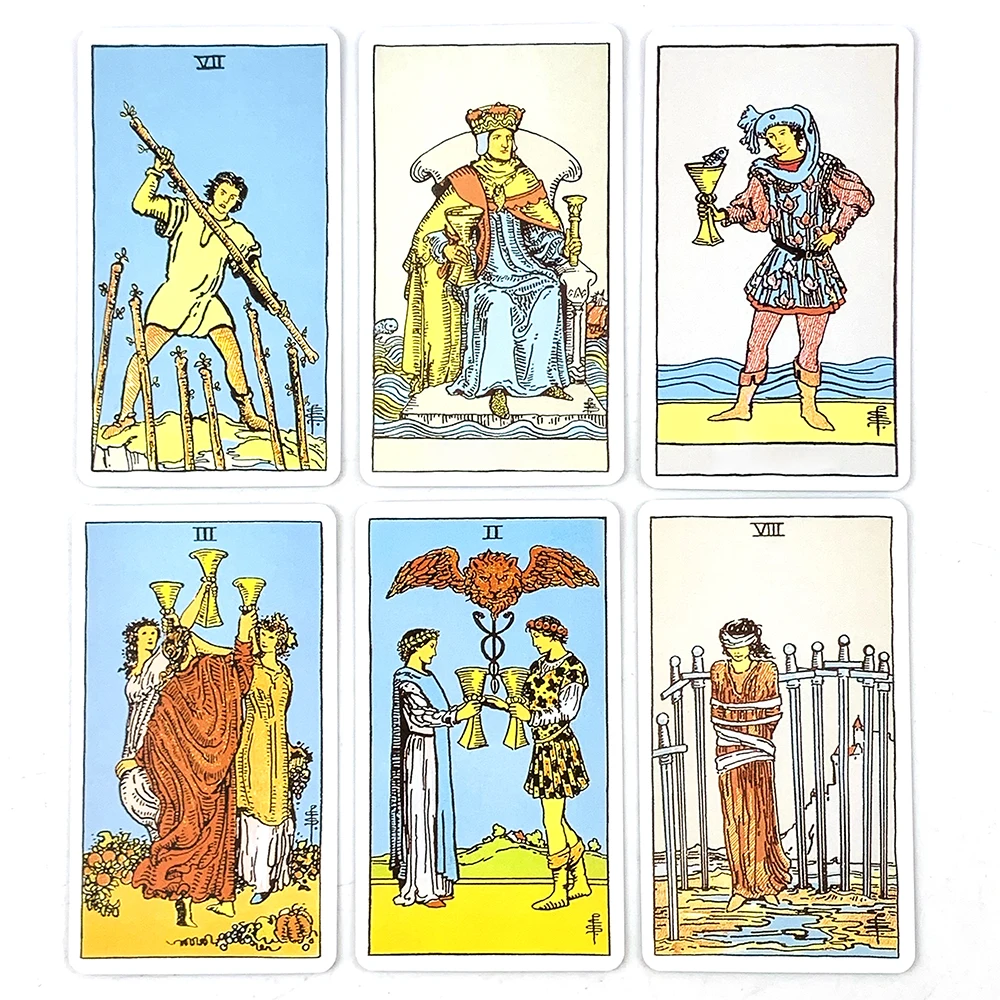 Baralho de cartas de tarô versão russa, jogos de festa, edição de adivinhação do destino, borad, presentes de halloween e natal