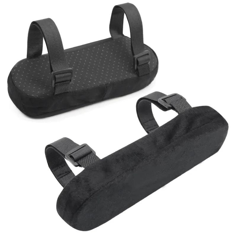 Piezas de silla de oficina, almohadilla para brazo, funda de reposabrazos de espuma viscoelástica, cojines para silla de oficina en casa, cómoda almohada para codo, 1 ud./2 uds.