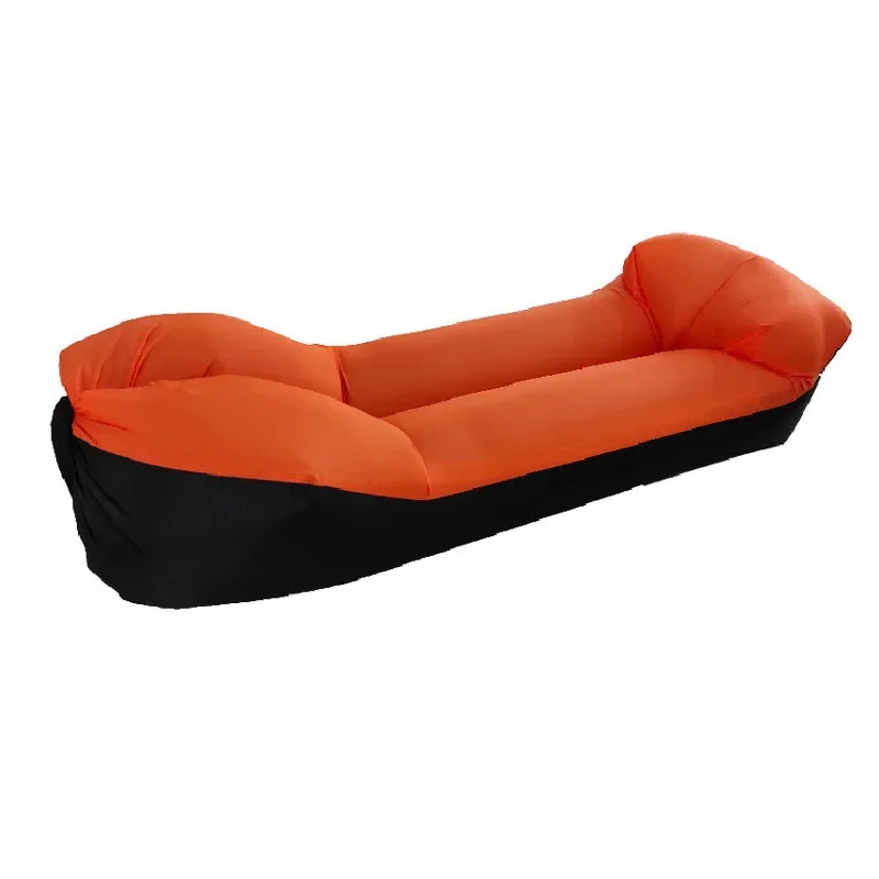 Sofá inflable rápido para acampar, tumbona de aire, saco de dormir de playa, sofá de aire plegable portátil para viajes, Picnic al aire libre, silla de cama perezosa
