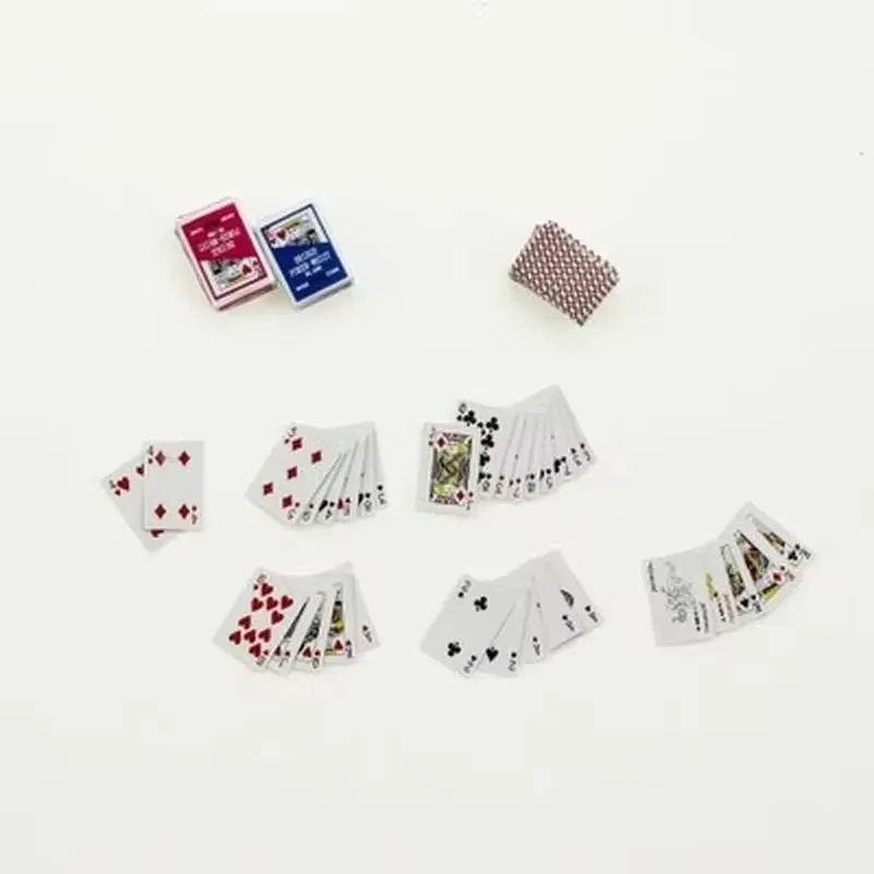 108 Tờ Mini Dễ Thương 1:12 Nhà Búp Bê Lắp Ghép Mô Hình Thu Nhỏ Xi Trang Trí Nhà Thẻ Chơi Cho Búp Bê