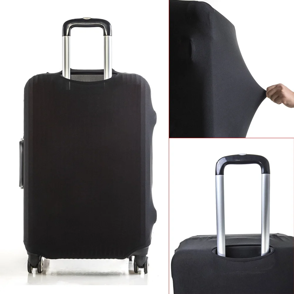 Funda para maleta, cubierta para equipaje, corona, 26 letras, patrón, viaje, lona elástica, cubiertas antipolvo para maleta de 18-28 pulgadas