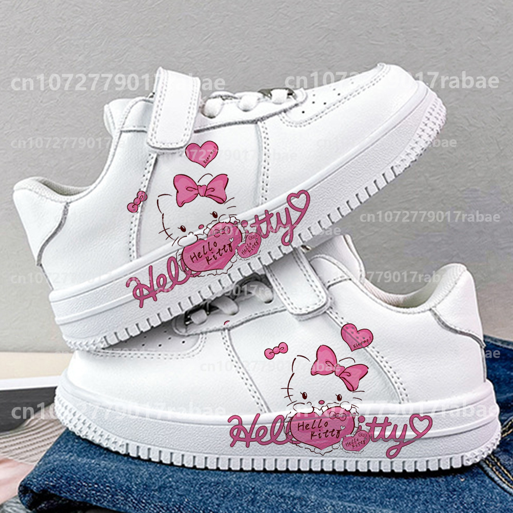Hello Kitty filles chaussures baskets pour enfants étudiant chaussures de basket-ball décontractées enfant baskets course chaussures de sport de mode