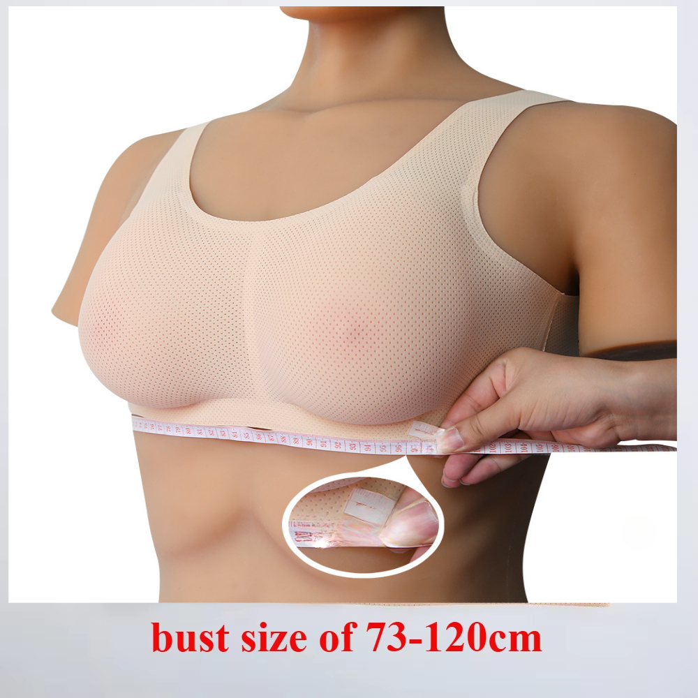 Wassertropfenförmige künstliche Brüste mit Unterwäsche-Set, künstliche Brüste, BHs, Cross-Dressing-Silikon-Brustimplantate