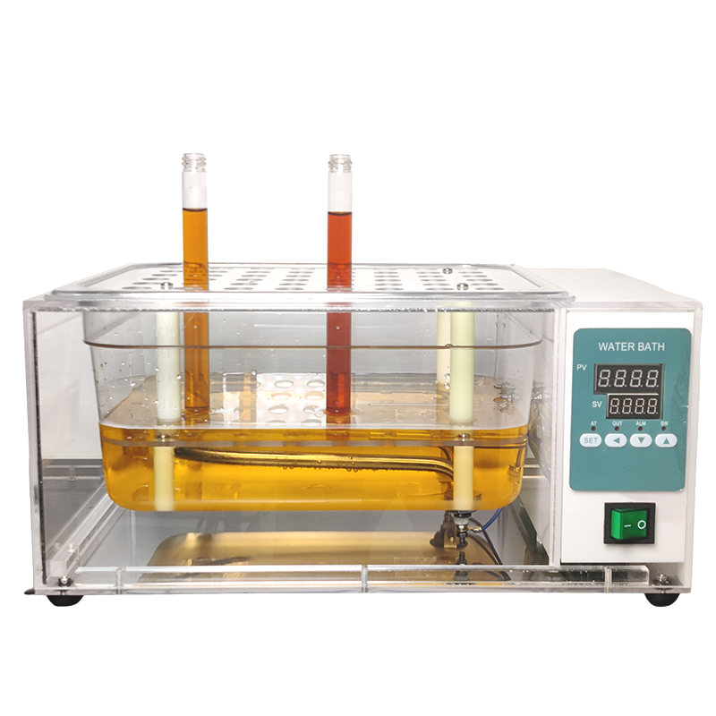Novo estilo de laboratório digital aquecimento banho de água tubo de ensaio transparente termostato de laboratório banho de água