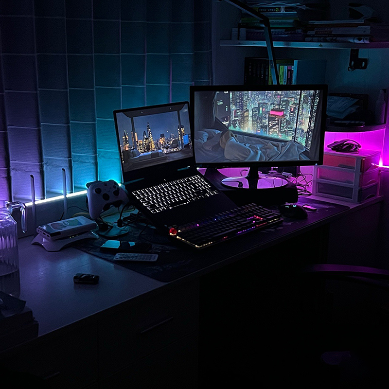 Lumière LED multicolore avec prise USB, barre lumineuse de fond TV, salle de jeux, fête de famille, veilleuse, décoration, RVB, 24 prédire, 5050, 5m