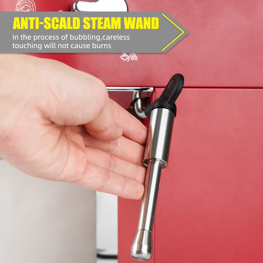 Coffee Maker Steam Nozzle Steam Wand Nozzle Stainless Steel Multiple Holes Tip Milk Foam Spout Compatible With Delonghi EC685