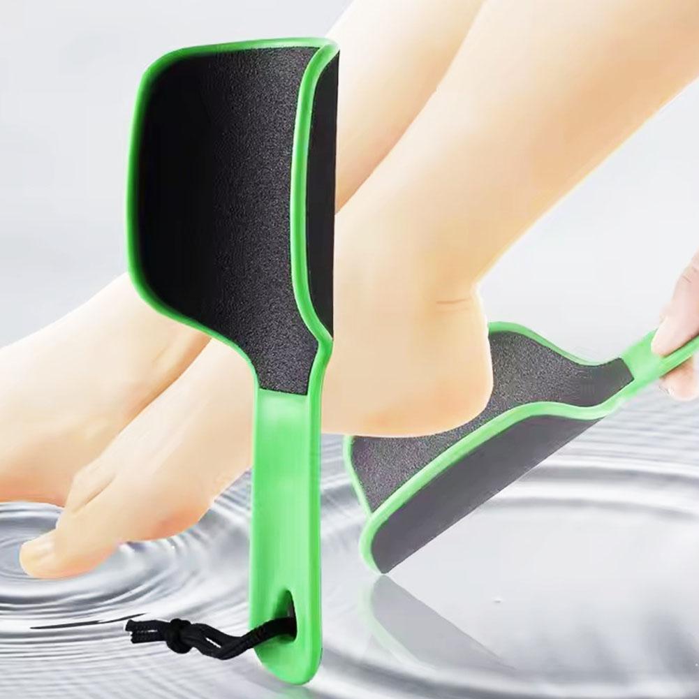 Lima de pies curvada, eliminador de callos de piel muerta para pies, lima de pedicura profesional de doble cara, lijadora de pies en forma de U