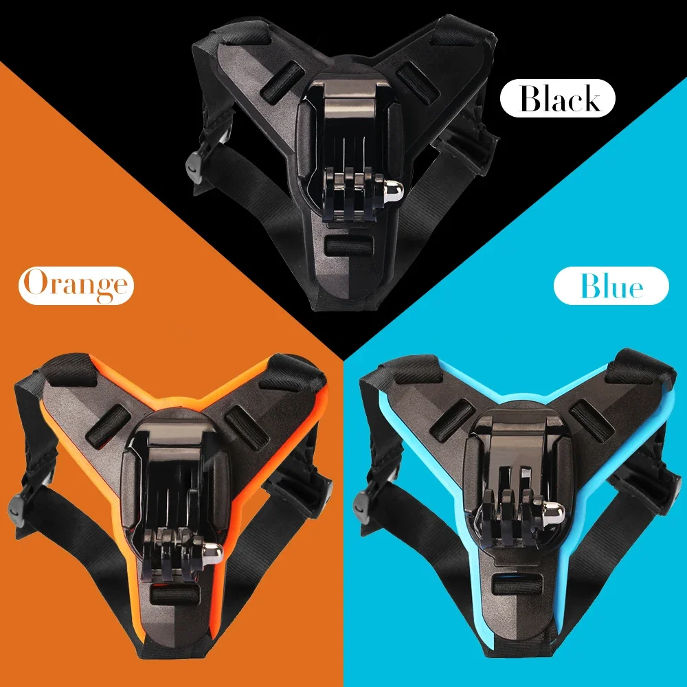 Soporte de barbilla para casco de motocicleta GoPro 11 10 9 8 7 6, soporte para cámara deportiva de acción, soporte para motocicleta para accesorio Insta360 DJI