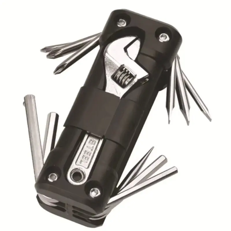 Ferramentas multifuncionais para motocicleta, conjunto de ferramentas para reparo de pneus com corrente de chave de fenda, mtb, ciclismo de estrada, kits de reparo de motocicletas