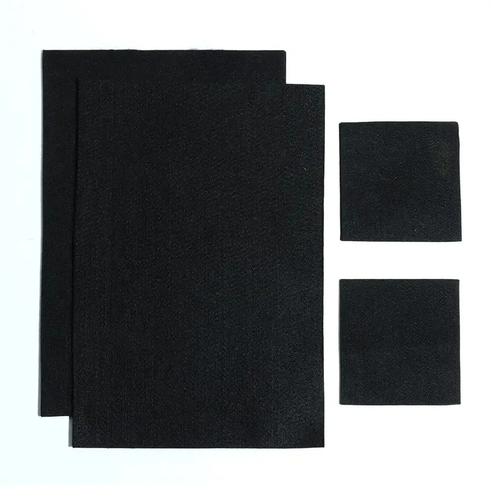 300*300mm Felt Black Welding Protective Blanket Torch Shield Pack Protective Sheet Carbon Fiber High Temp Durable