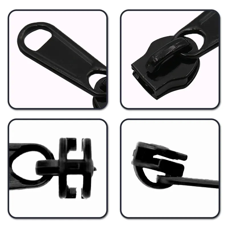 6pcs Hot Fix Zipper Head Universal Kit Replacement Instant Repair Fix a Convenient Useful Home DIY Tool