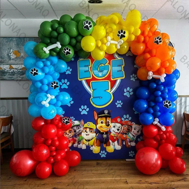 1set Paw Patrol Luftballons Kinder Geburtstag Party Supplies Nette Cartoon Anime Patrol Hunde Thema Party Dekoration Chase Spielzeug geschenke