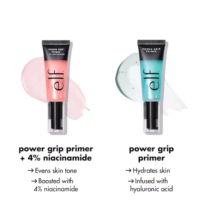 Power Grip Primer Gel Verhelderende Hyaluronzuur Hydraterende Hydraterende Langdurige Slijtage Gezicht Fleuren Contour Make-up Cosmetische