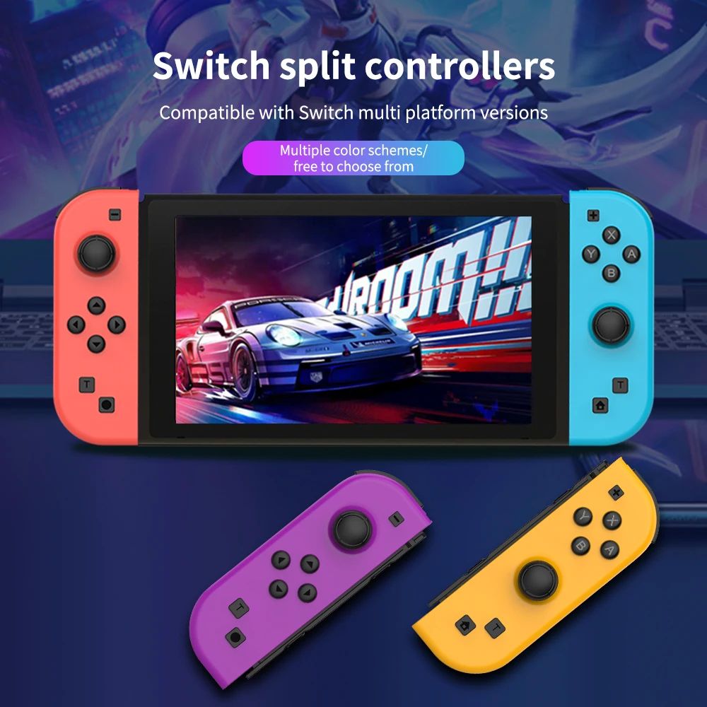 Joy Pad Joycons controlador para Nintendo Switch Joystick Gamepad consola de juegos inalámbrica Joypad Turbo función de despertador