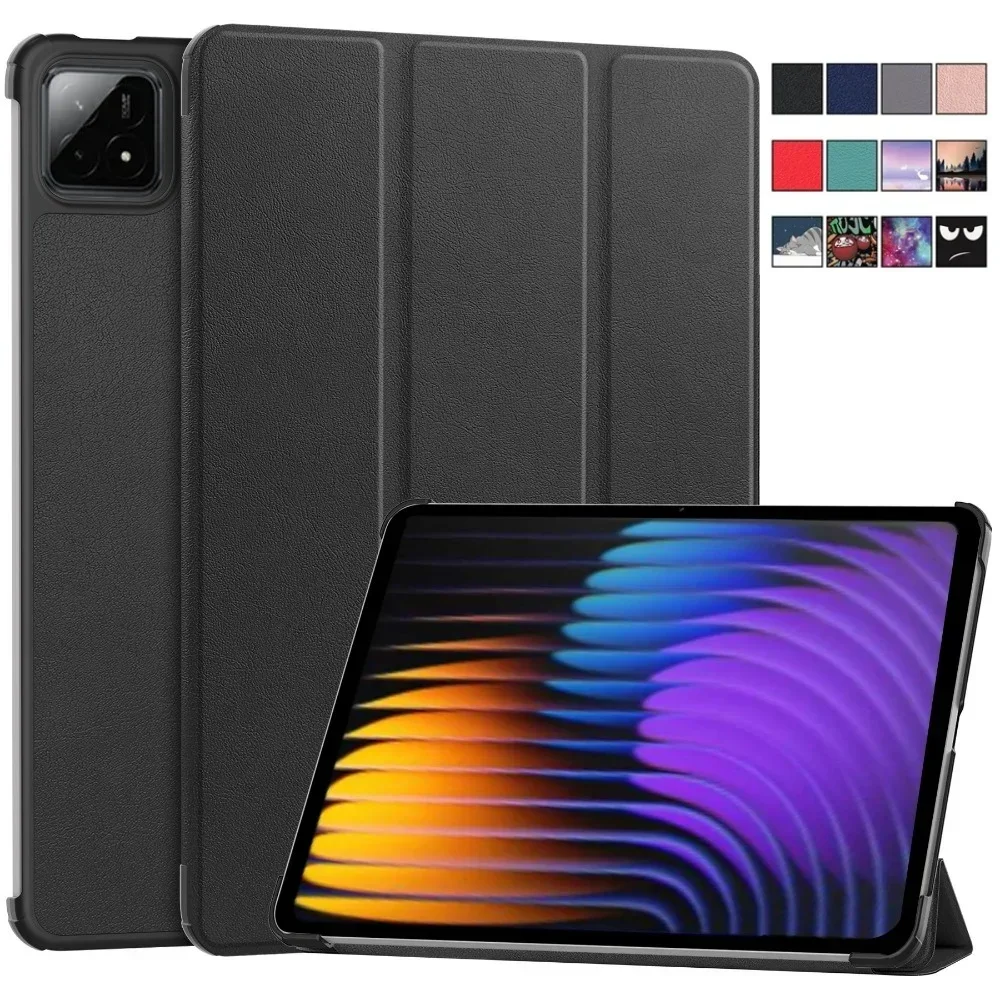 Чехол для Xiaomi Pad 7, 11,2 дюйма, складной флип-чехол-подставка, чехол для Xiaomi Pad 7 Pro Mi Pad 7 2024 с чехлом для автоматического сна