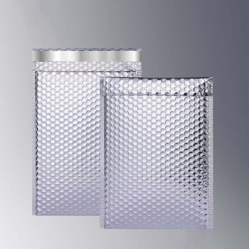 20ชิ้น/ล็อต Rose Gold/เงิน/สีม่วง/สีฟ้าบรรจุภัณฑ์ Bubble Mailer พลาสติกซองกระเป๋าของขวัญ Mailing กระเป๋า