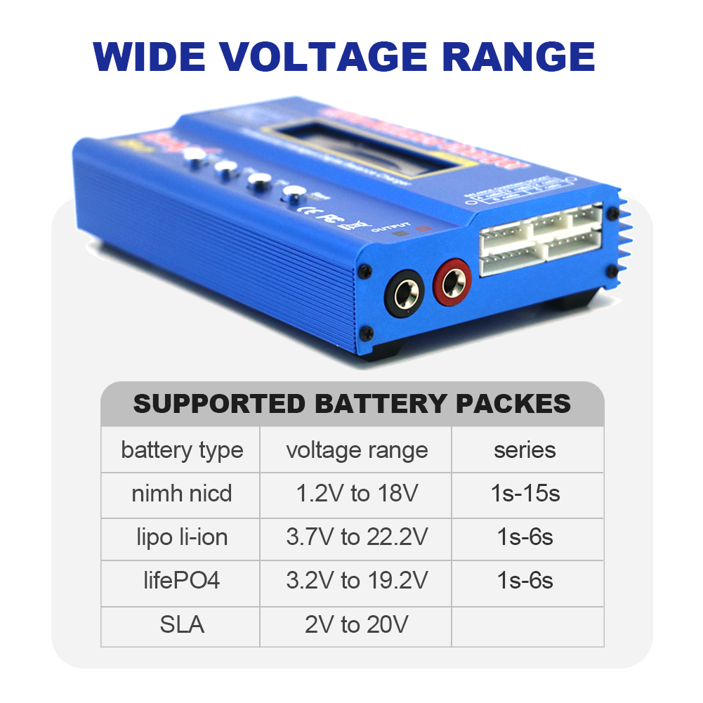 IMAX B6 80W Batterie Ladegerät Lipo NiMh Li-Ion Ni-Cd Digitale Lipro Balance Ladegerät Entlader AC Power 12V 5A Adapter Für Rc Auto
