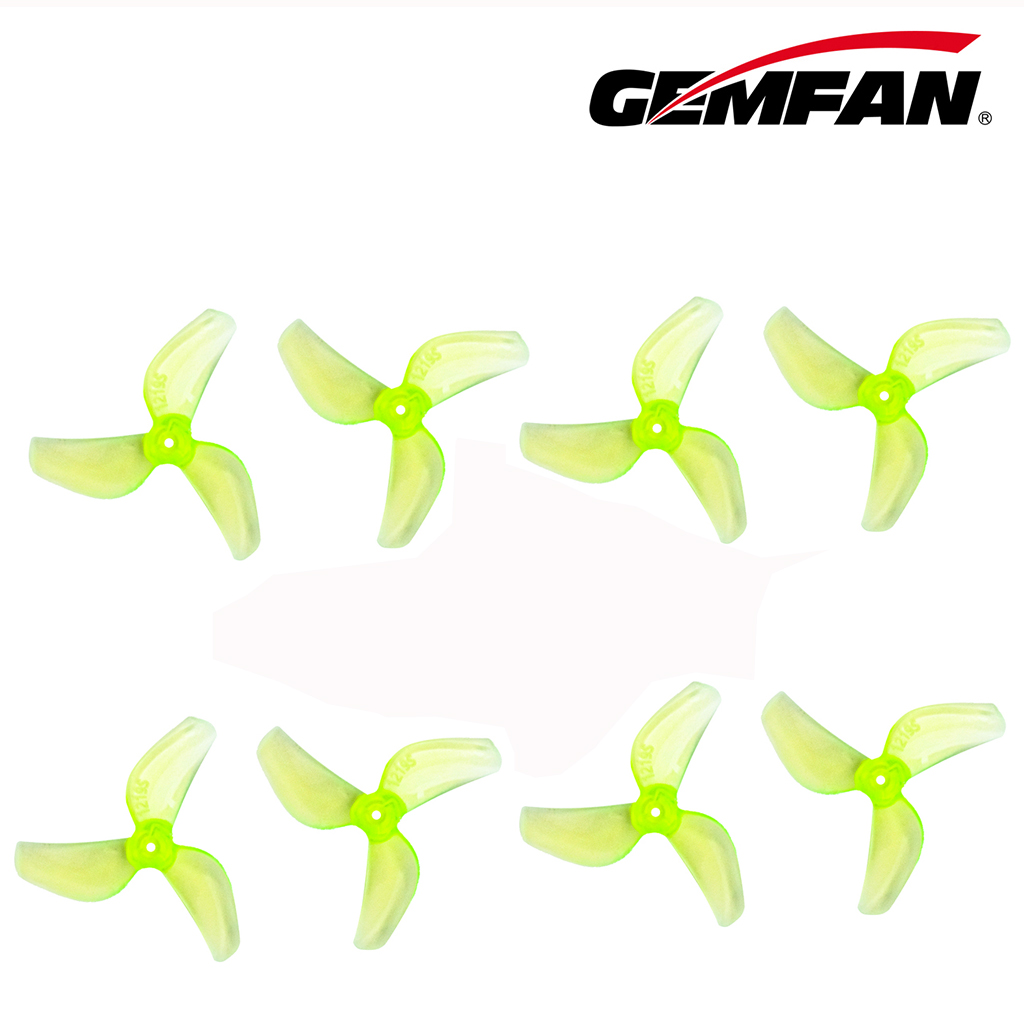 4Pairs(4CW+4CCW) Gemfan 1219S 31mm 3-Blades Ultra-lightweight Propeller for FPV Tinywhoop Micro Drone 0702 29000KV DIY Parts