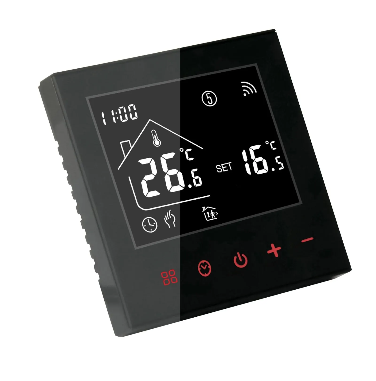 MINCO HEAT Warmbodenthermostat Tuya WiFi 3A 16A Elektro-/Gaskessel/Wasserheizung Temperaturregler 1 STÜCK