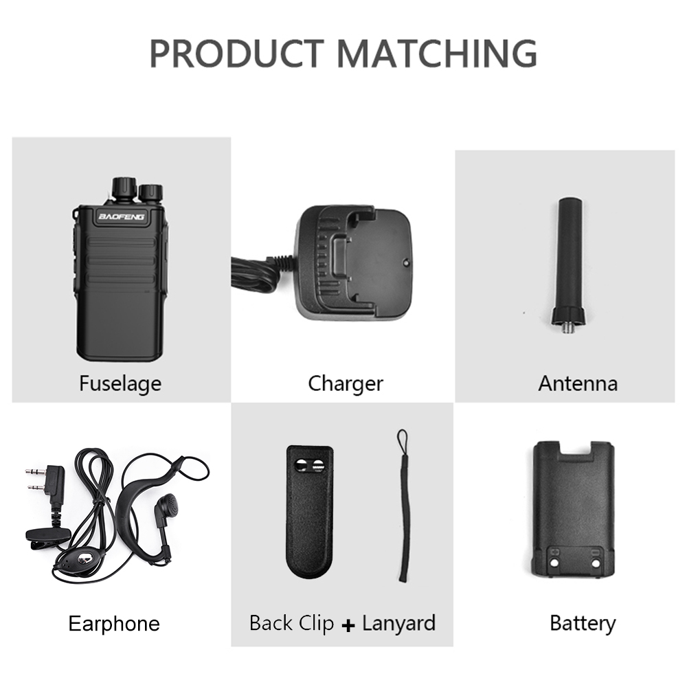 2022 Neues Baofeng Mini BF-V8 BFV8 Zwei-Wege-Amateurfunk Handheld Grau Grün Orange Gegensprechanlage UHF HF Transceiver Walkie Talkie 10 km