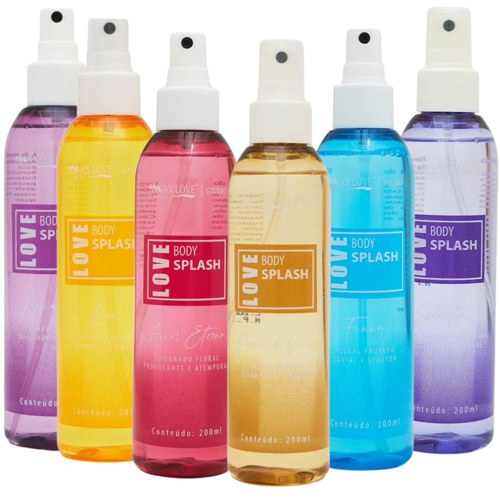 Body Splash Desodorante Corporal Max Love 200ml