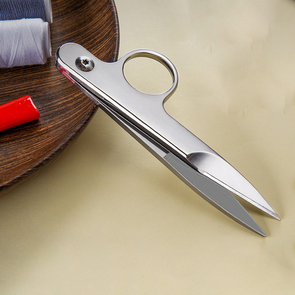Tesoura de costura de aço inoxidável para tecido, Tesoura de linha para bordado, Comida e carne, Tesoura cerâmica