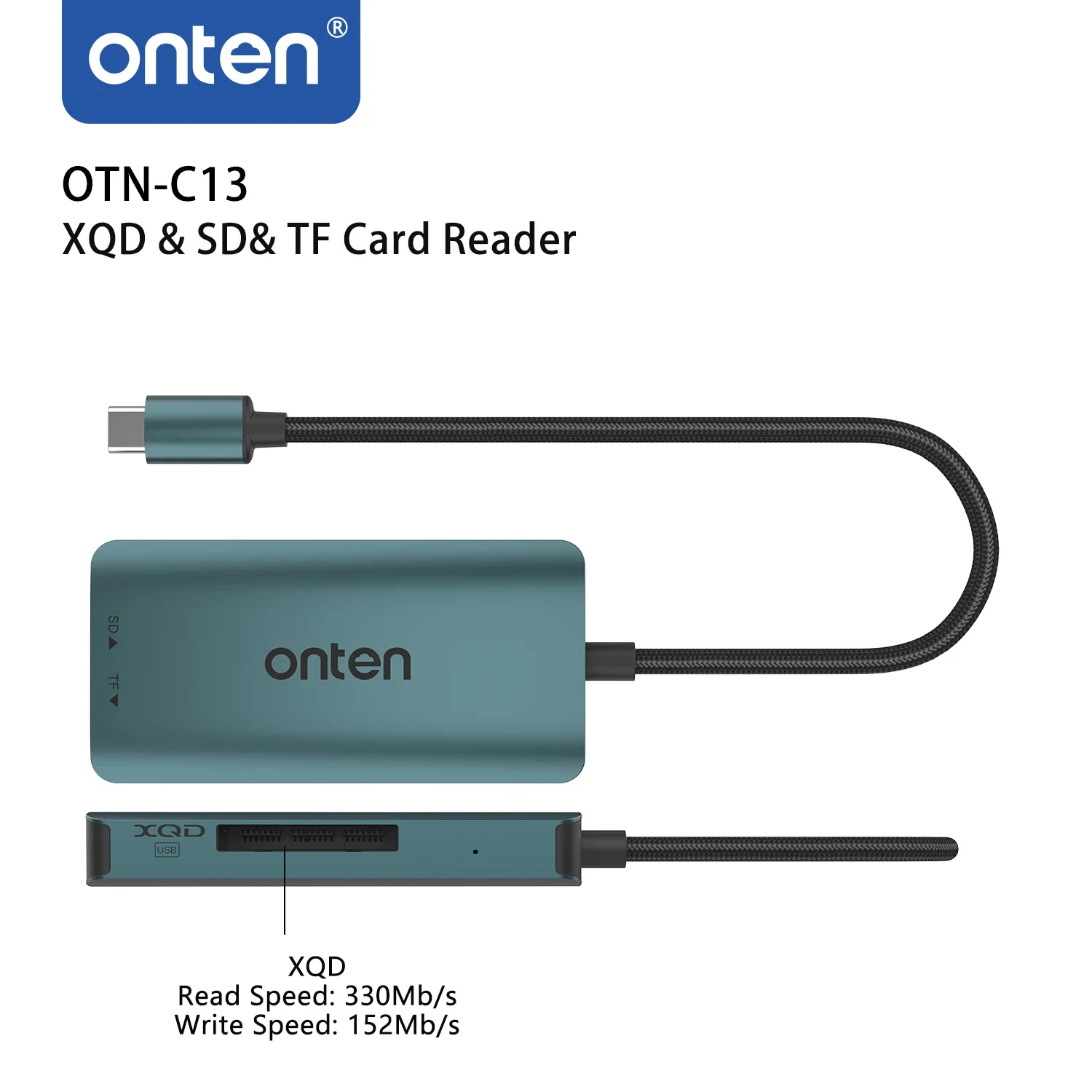 ONTEN oryginalny OTN-C13 typu C do XQD & SD i czytnik kart TF