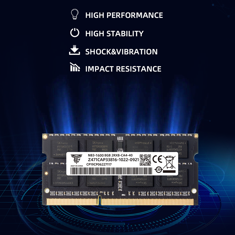 Casper DDR3 DDR4 3200/1600 MHz Module de mémoire RAM ordinateur portable 32 Go 16/8/4 Go Gamer Ram jouant en douceur (noir)