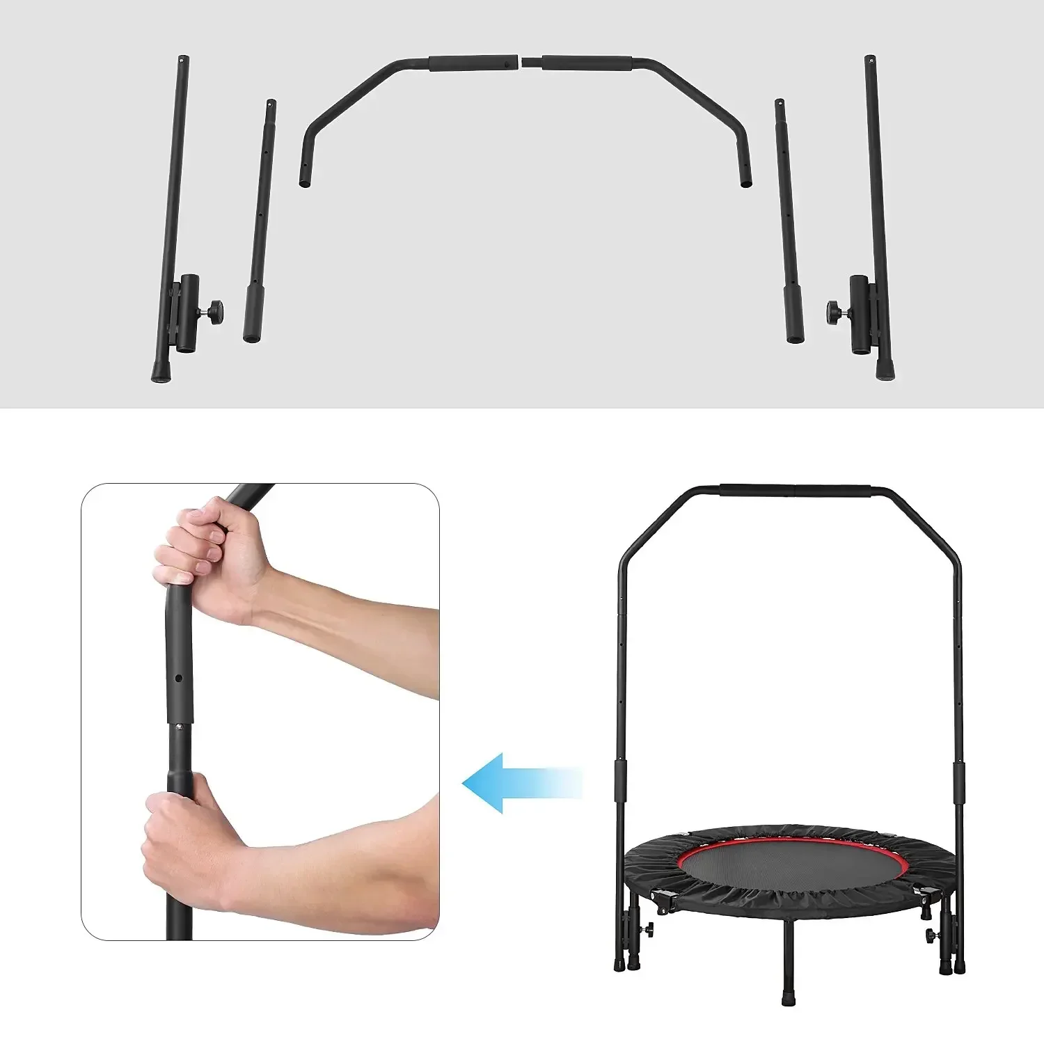 Trampolino Fitness trampolino per il tempo libero allenamento a casa trampolino Indoor Outdoor aerobica cintura da allenamento per adulti bambini