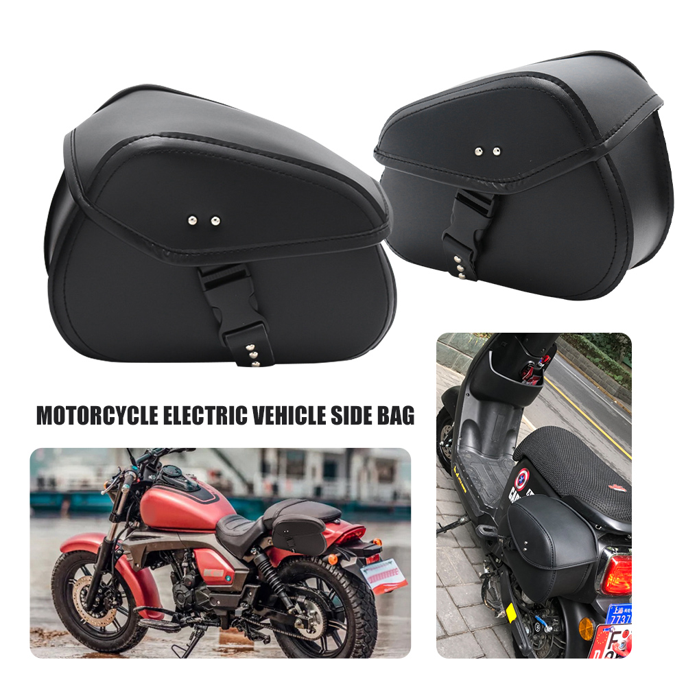 Motorcycle Saddlebag Side Tool Luggage Package Saddle For  Harley Honda Suzuki Kawasaki Yamaha Accessories Rear Seat Travel Bag