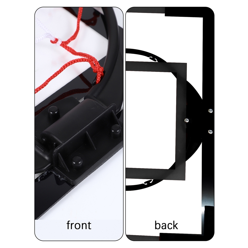 Mini aro de baloncesto para niños y adultos, aro de baloncesto pequeño para interiores para puerta montada en la pared y juego deportivo con pelota de tiro en habitación