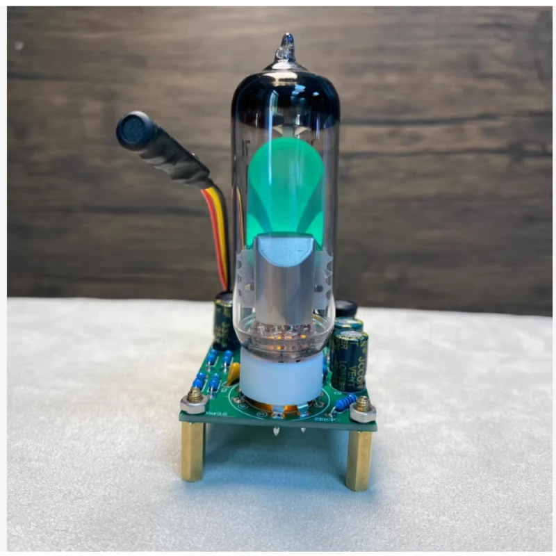 Amplificador de tubo electrónico 6E1, indicador de nivel, placa de accionamiento, amplificador de sintonización de fluorescencia de ojo de gato, tubo preamplificador