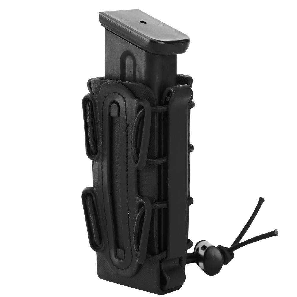 Fondina per pistola magnetica da 9 mm Custodia morbida per caricatore tattico con clip Molle e clip da cintura per tiro softair