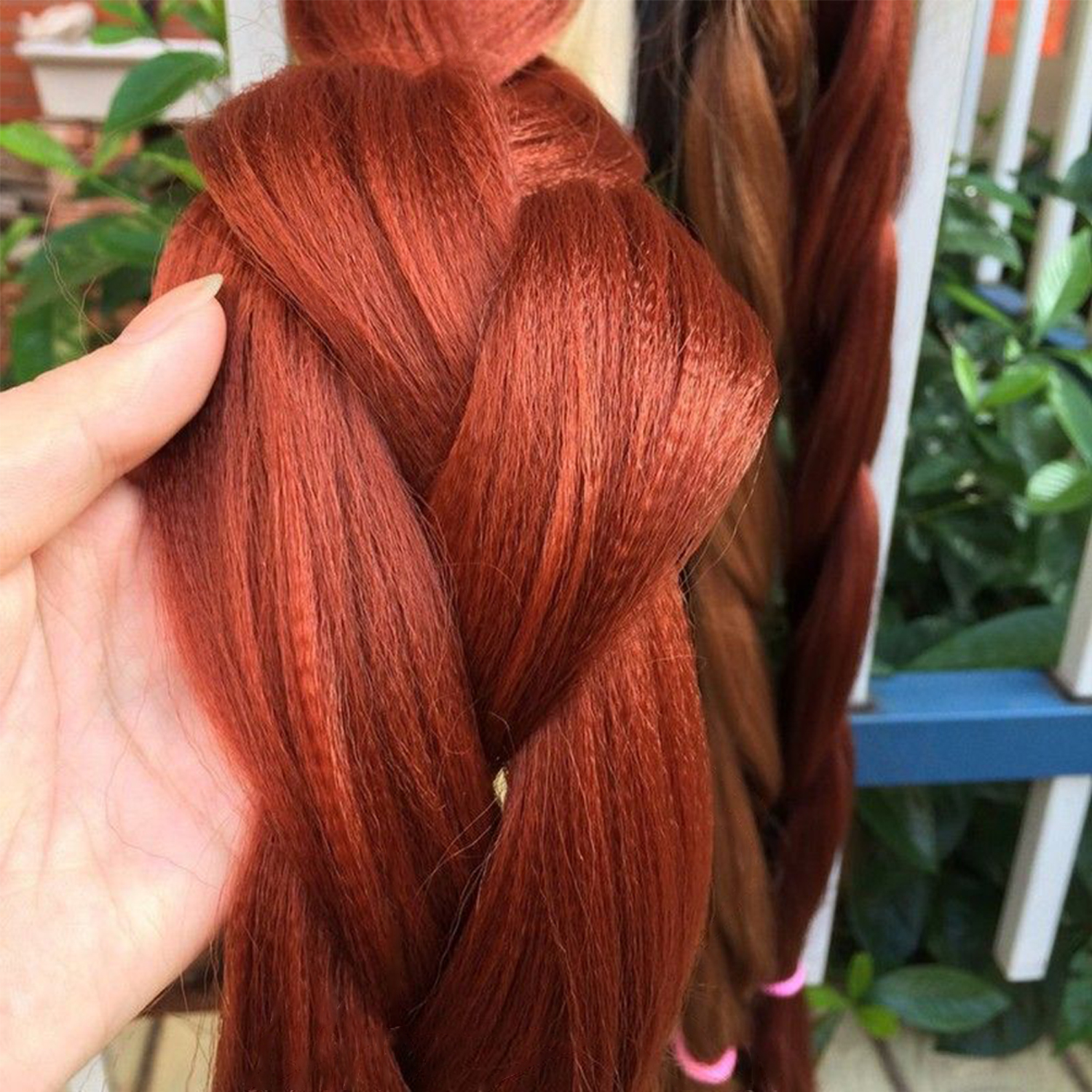 女の子 Xpression かぎ針編みヘアカネカロン事前ストレッチ編組ヘアジャンボ三つ編みヘアエクステンション女性のための人工毛バンドル