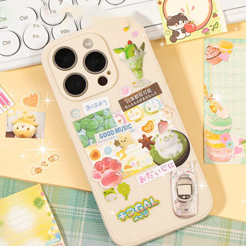 นายกระดาษ 1 สไตล์ 72 ชิ้น/ถุง Good Mood Maker ตัดฟิล์มสติกเกอร์ DIY คู่มือสมุดภาพเคสโทรศัพท์กรอบรูปปฏิทิน