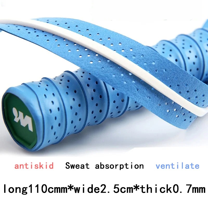 1pc antiderrapante sem suor sobre aderência para raquetes de tênis e badminton-segure sua aderência e melhorar seu jogo