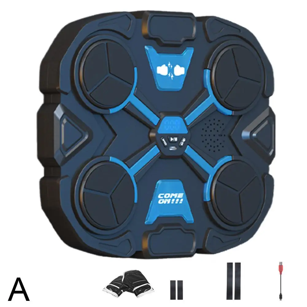 Sports Music Boxing Machine Home Bluetooth Smart Reaction Exercise Trainer Target Decompression Wall Target For Kids And Al M5K3