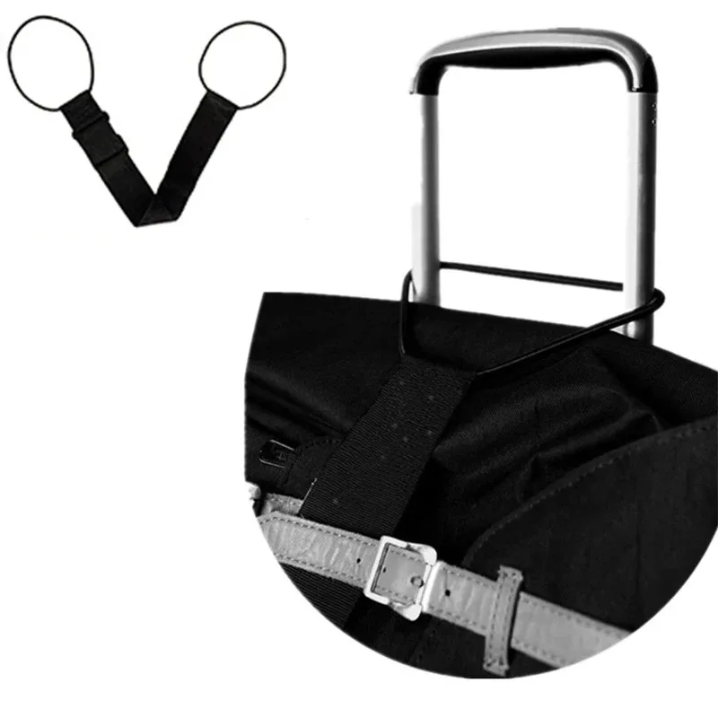 Tracolla regolabile per bagagli, tracolla elastica, cintura di sicurezza da viaggio per bagagli, accessori per bagagli
