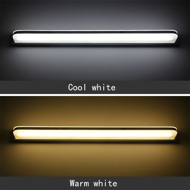 Specchio a LED impermeabile 9W 12W luce anteriore AC220V parete bagno Liviling Room camera da letto trucco lampada da parete a LED